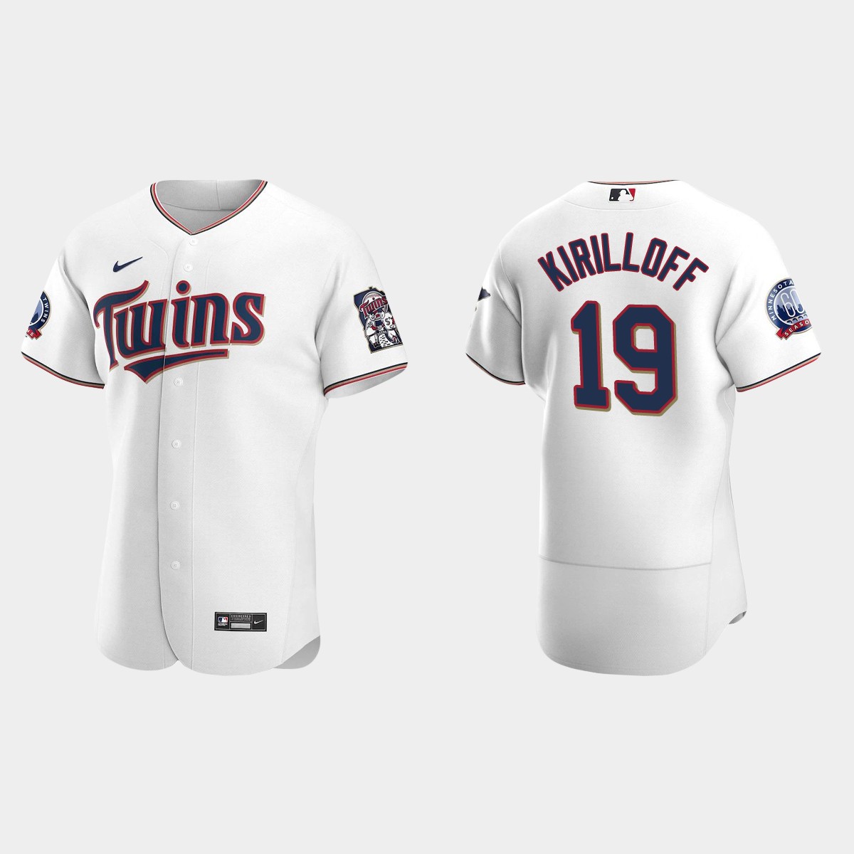 Alex Kirilloff #19 Minnesota Twins Home Jersey – White
