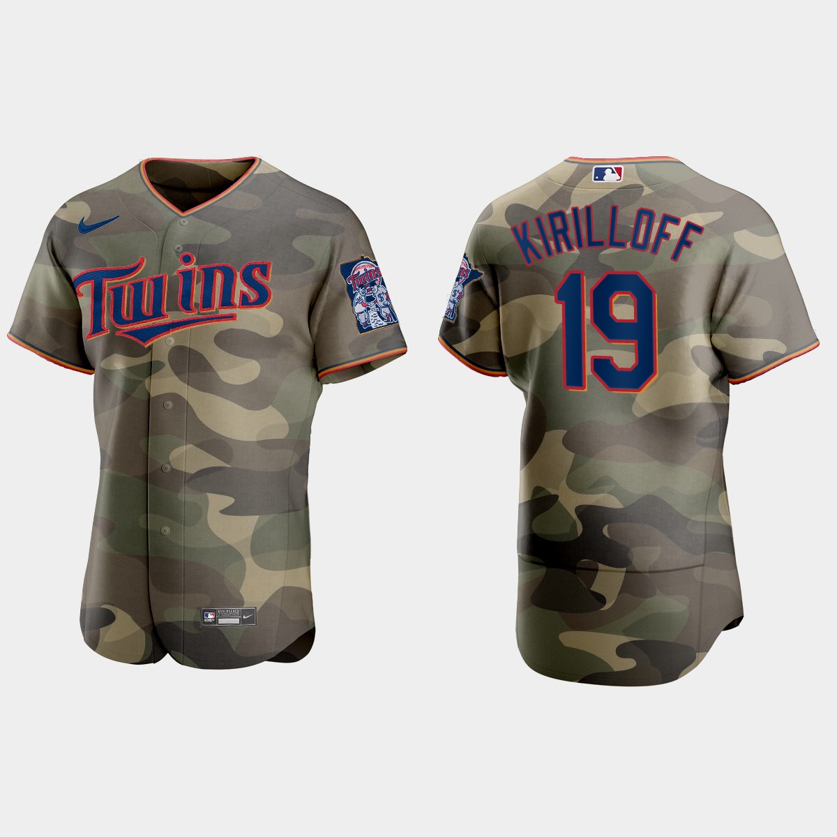 Alex Kirilloff Minnesota Twins 2021 National Armed Forces Day Jersey - Camo