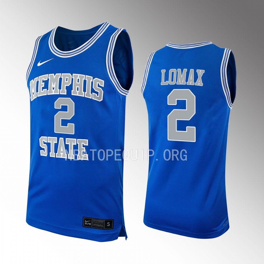Alex Lomax Memphis Tigers Royal Jersey 2022-23 College