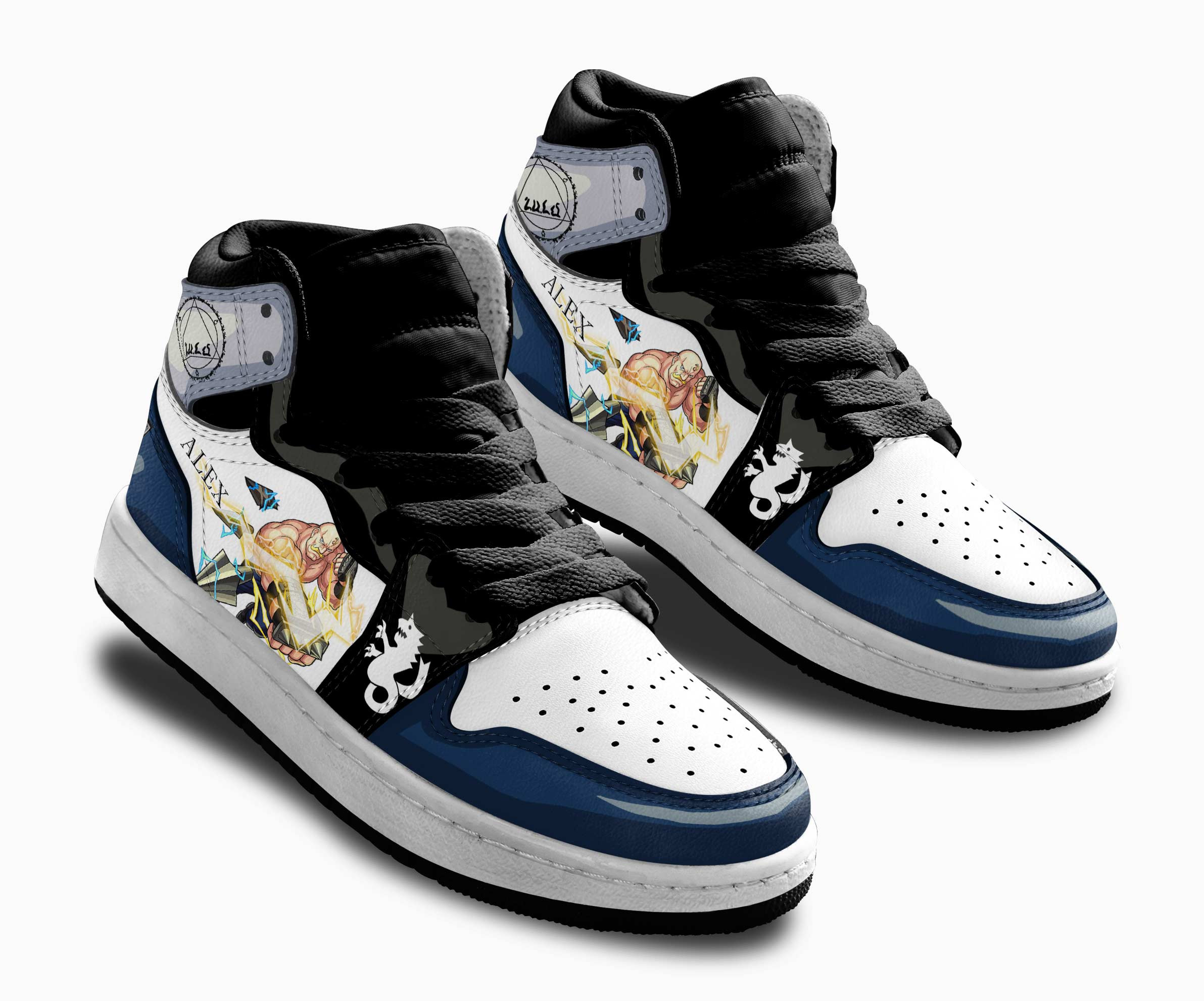 Alex Louis Armstrong Kids Sneakers Custom Anime Fullmetal Alchemist Shoes For Kids