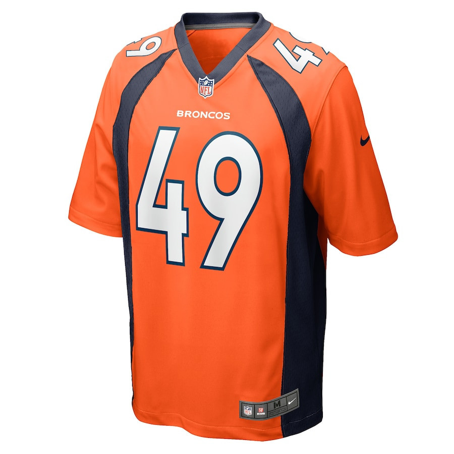 Alex Singleton Denver Broncos Stitched Jersey – Orange