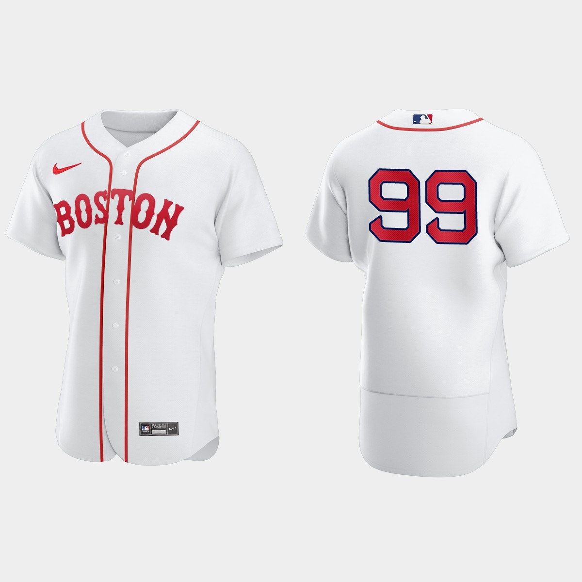 Alex Verdugo Boston Red Sox 2021 Patriots' Day Jersey - White