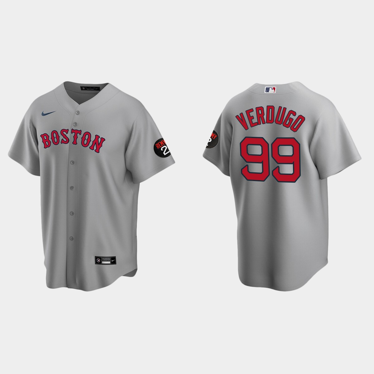 Alex Verdugo Boston Red Sox 2022 Jersey - Gray