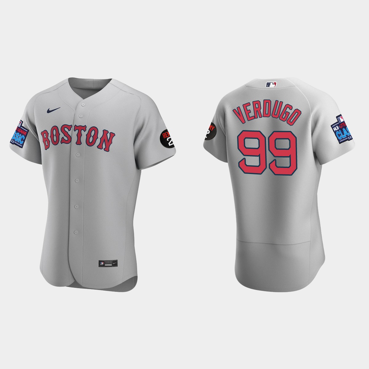 Alex Verdugo Boston Red Sox 2022 Little League Classic Jersey - Gray