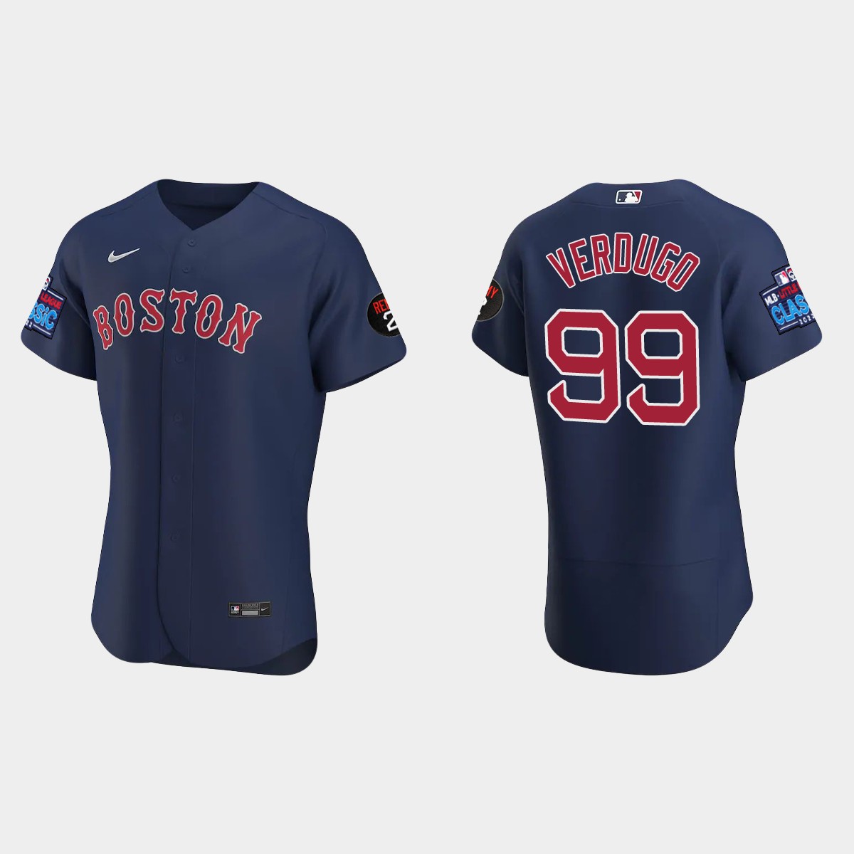 Alex Verdugo Boston Red Sox 2022 Little League Classic Jersey – Navy