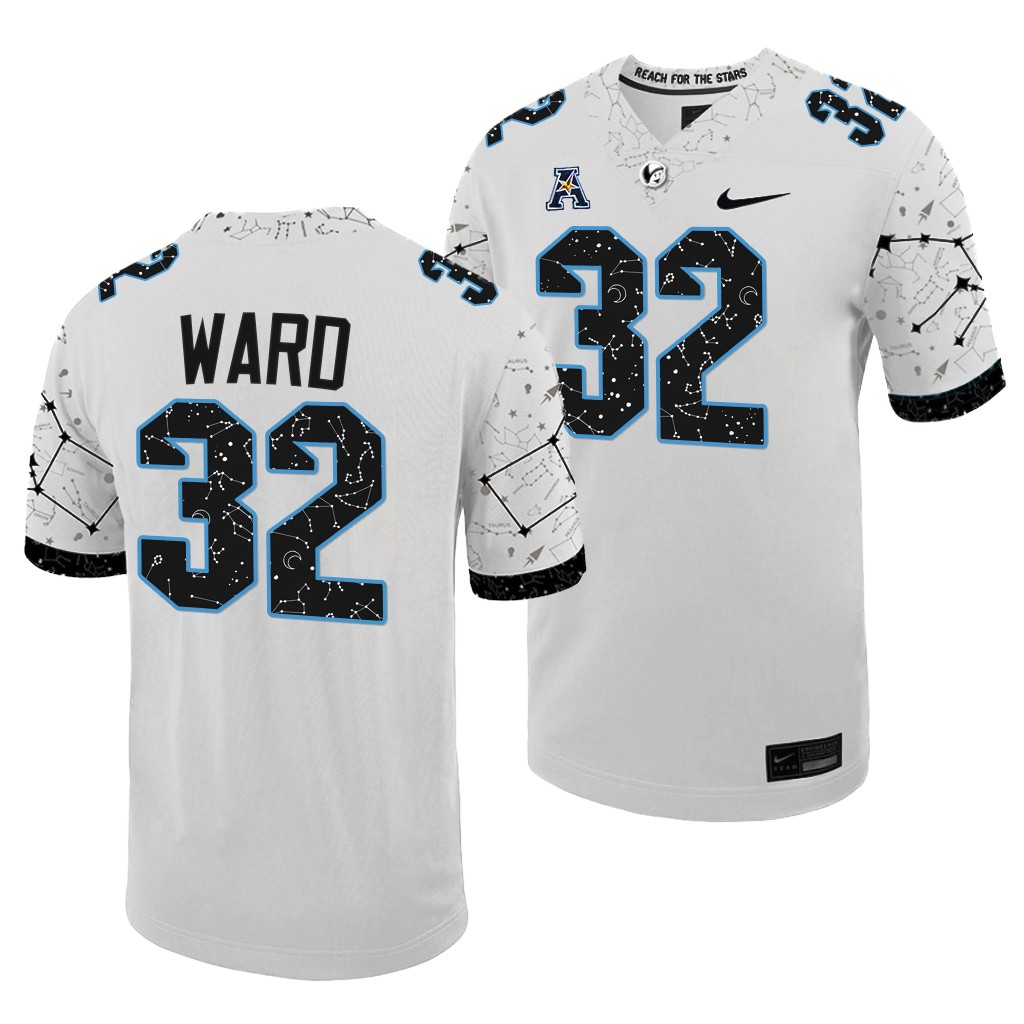 Alex Ward UCF Knights #32 White Jersey 2022 Space Game Men's Untouchable Uniform