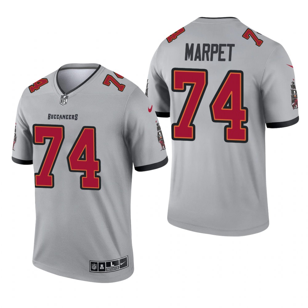 Ali Marpet Tampa Bay Buccaneers Gray Jersey Inverted Legend – Men’s