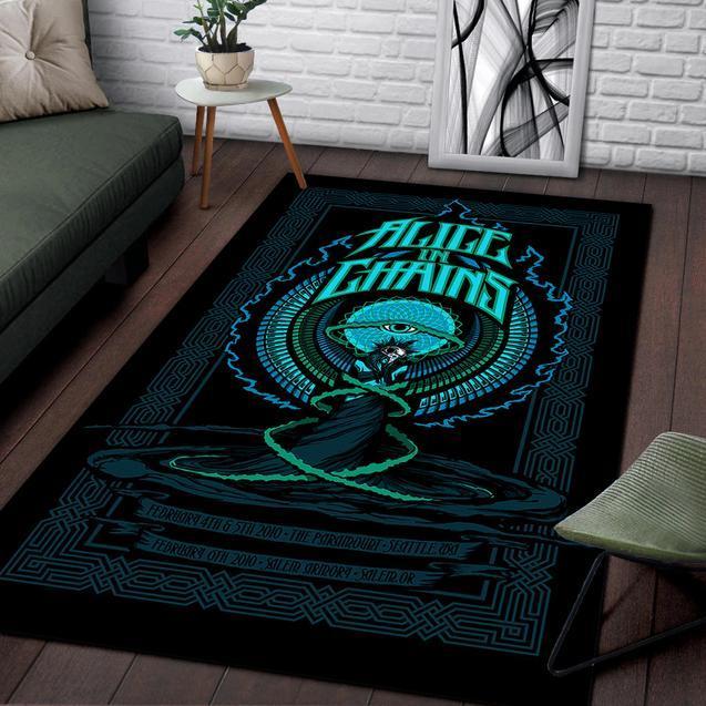 Alice In Chains Area Rectangle Rug