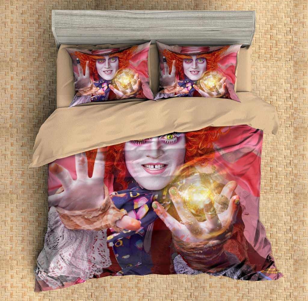Alice In Wonderland 3D Customized Duvet Cover Bedding Set