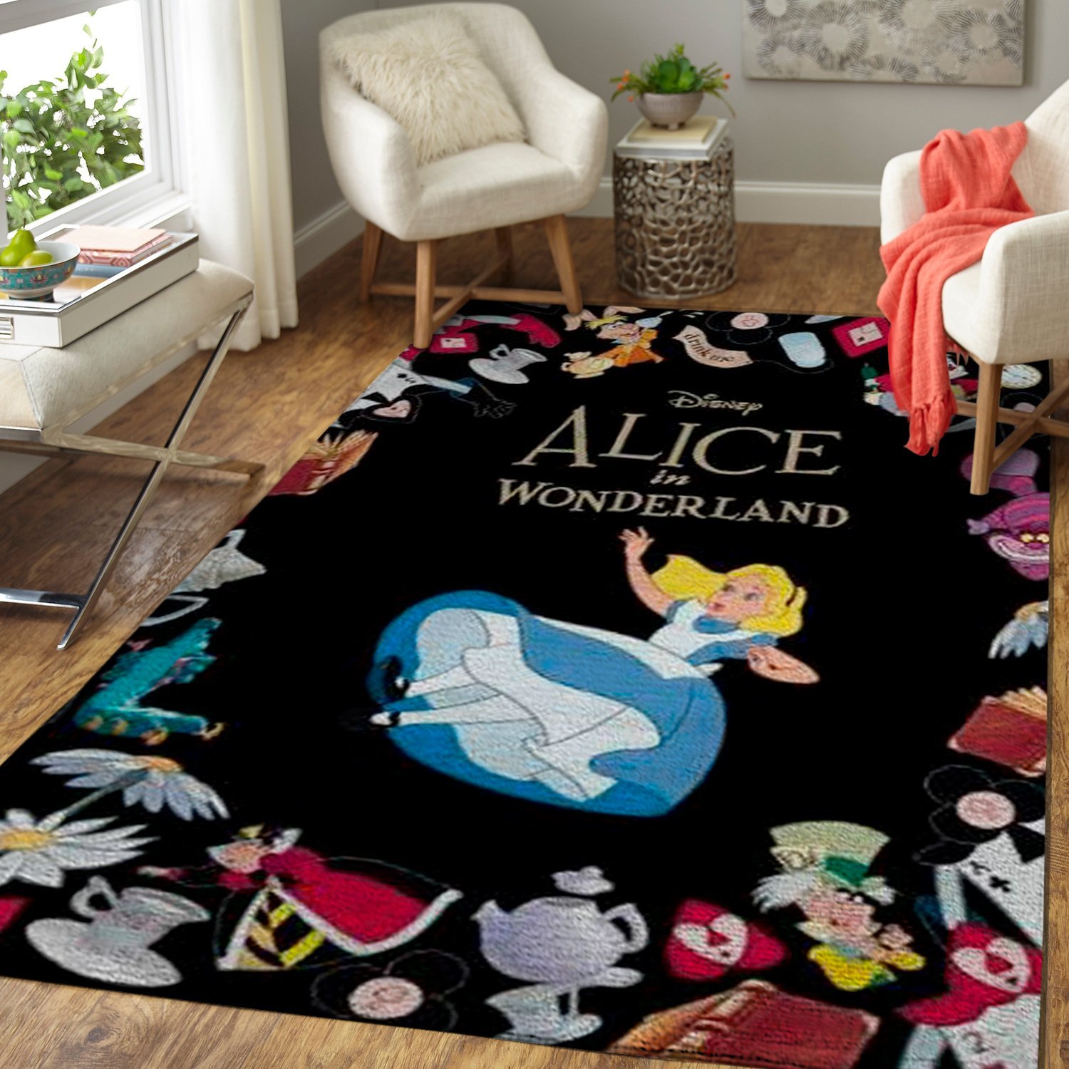 Alice In Wonderland Area Limited Edition Rectangle Rug