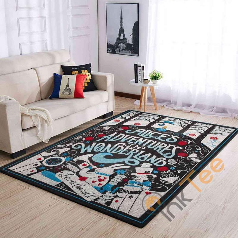 Alice’s Adventures In Wonderland Area Rectangle Rug