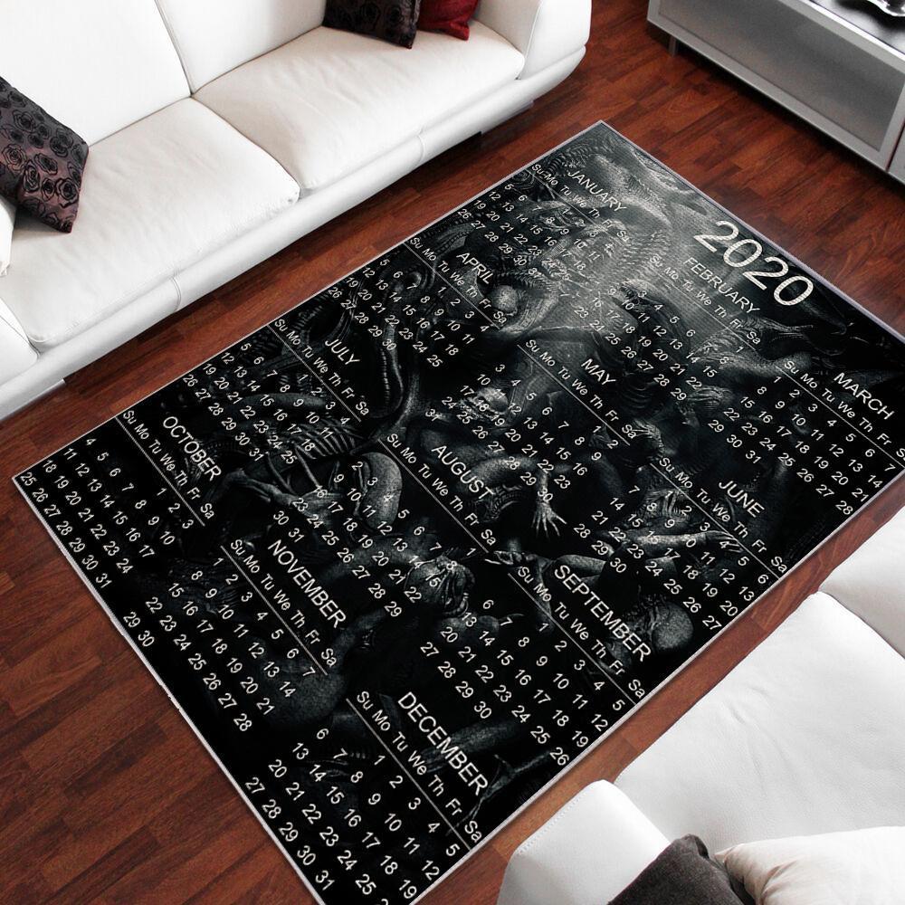 Alien Movie Area Rectangle Rug