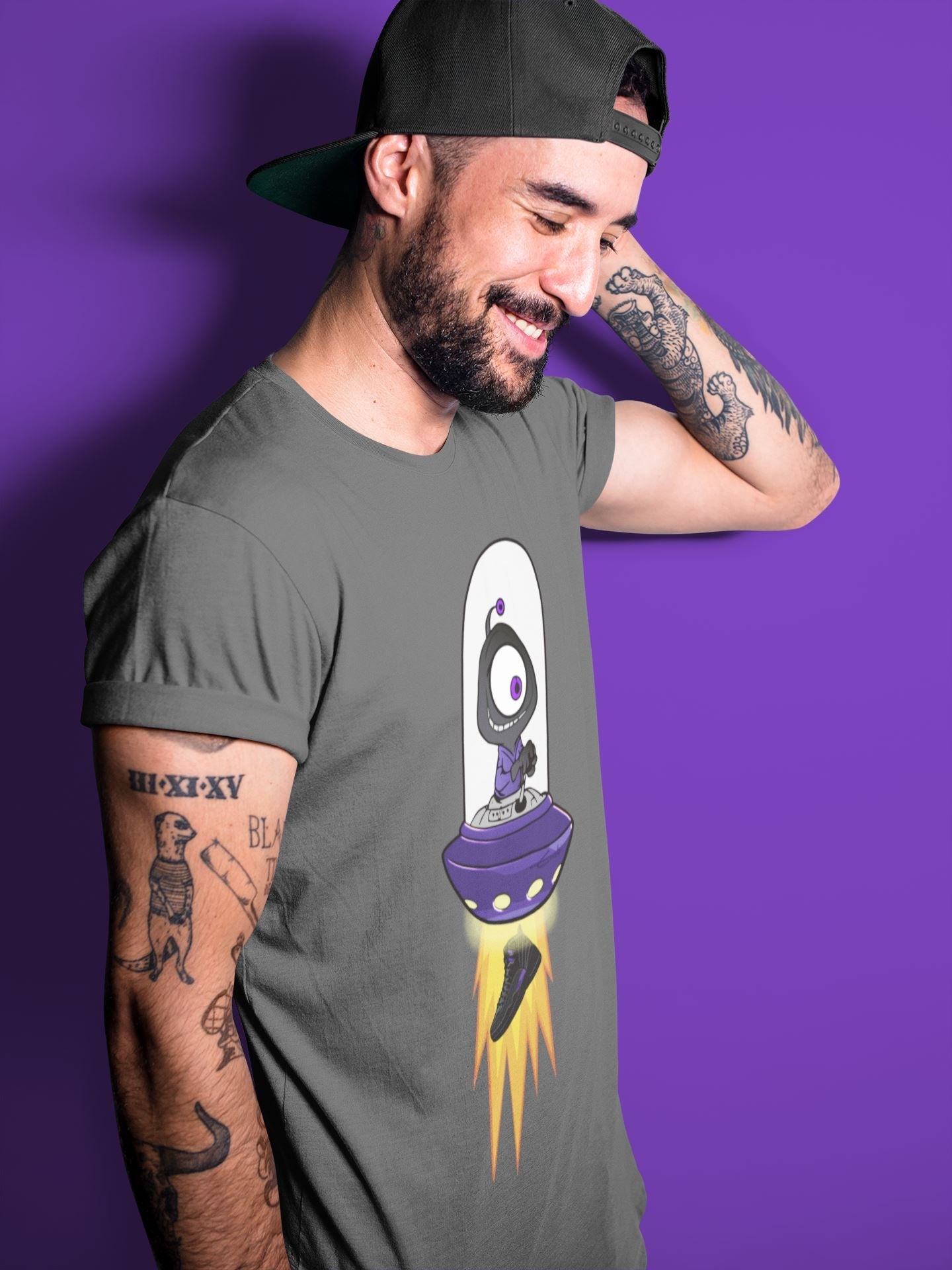 Alien Unisex Sweater – Air Jordan 12 Dark Concord, Sneakers Matching Sweater