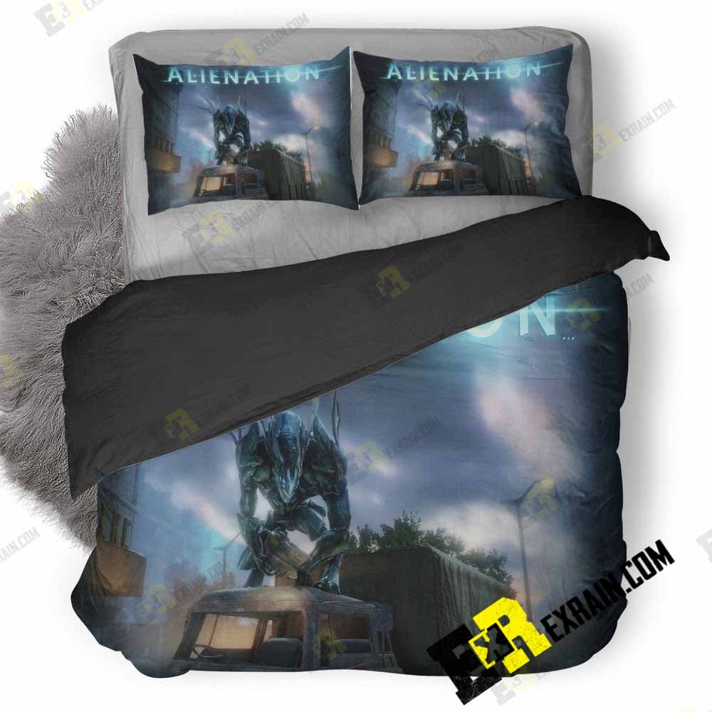 Alienation 3D Customized Duvet Cover Bedding Set