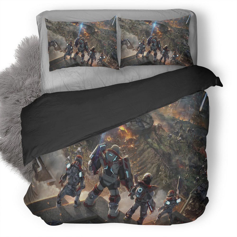 Alienation 3D Customized Duvet Cover Bedding Set