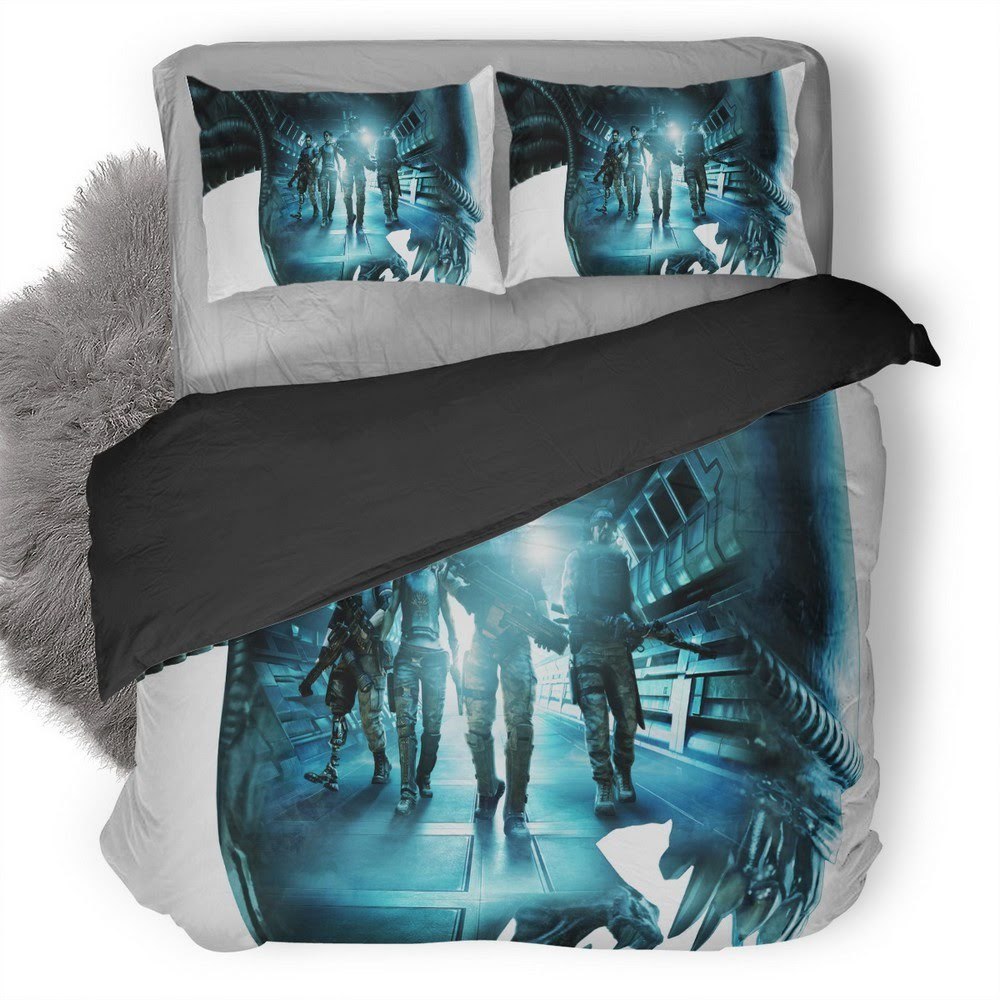 Aliens Colonial Marines 3D Customized Duvet Cover Bedding Set