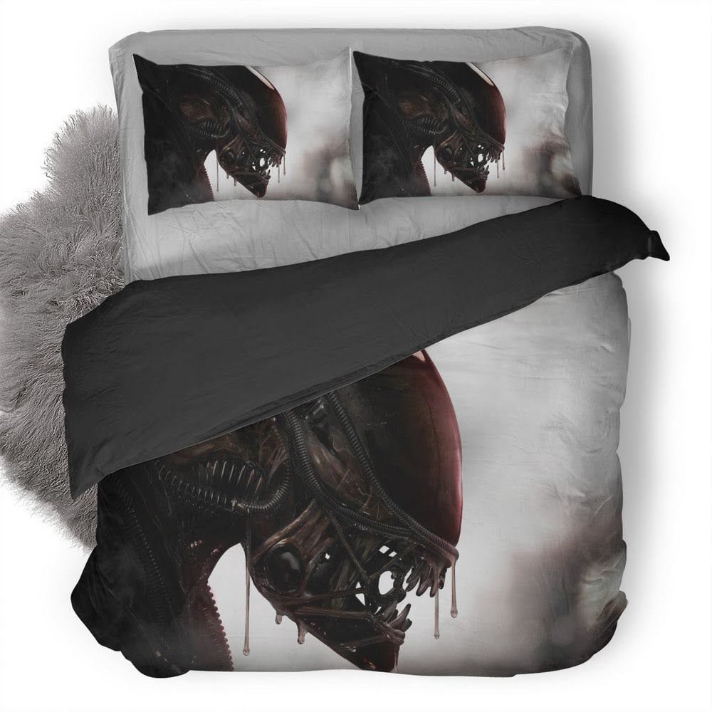 Aliens Xenomorph Creature 3D Customized Duvet Cover Bedding Set