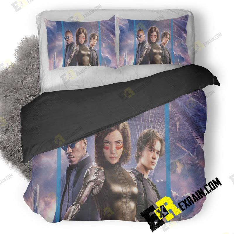 Alita Battle Angel 5K Y7 3D Customized Duvet Cover Bedding Set
