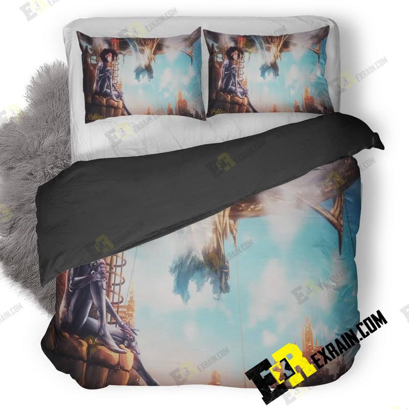 Alita Battle Angel Illustration Bj 3D Customized Duvet Cover Bedding Set
