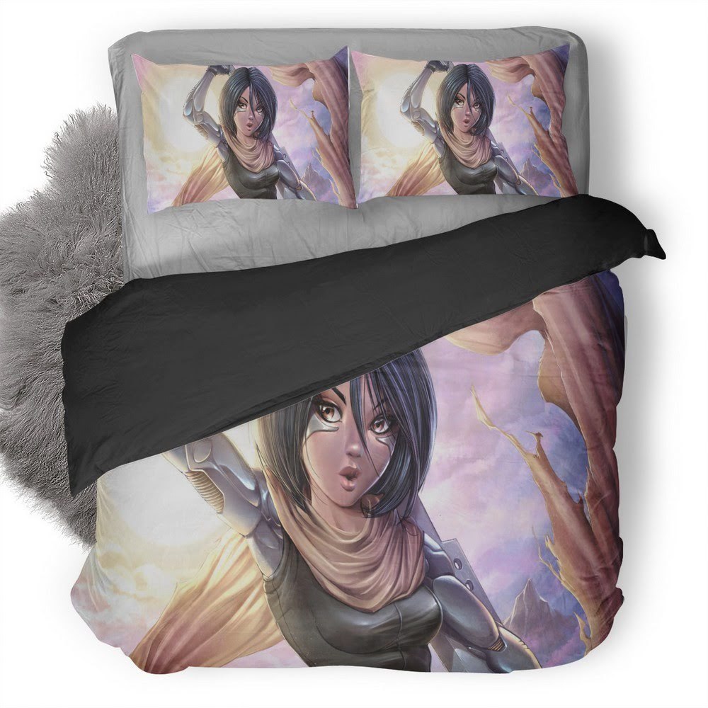 Alita Octopus Mouth 3D Customized Duvet Cover Bedding Set
