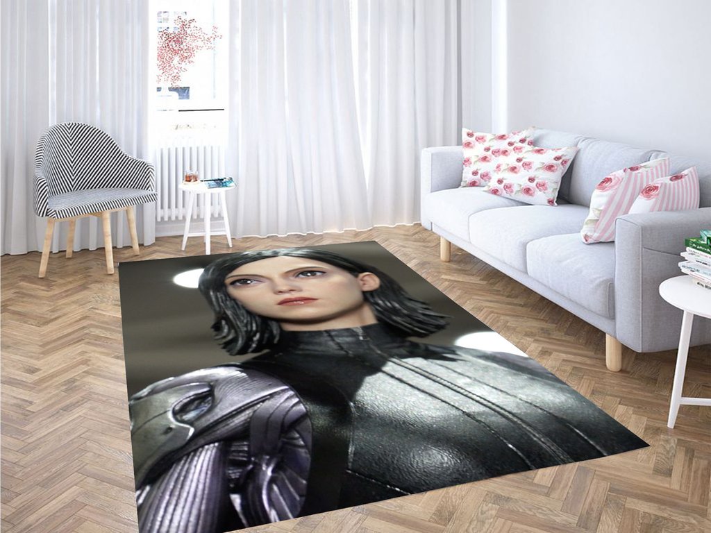 Alita Statue Living Room Modern Carpet Rectangle Rug