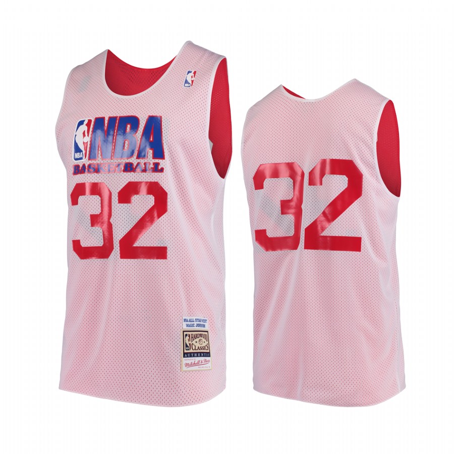 All-Star Magic Johnson #32 Hardwood Classics Reversible Practice Jersey