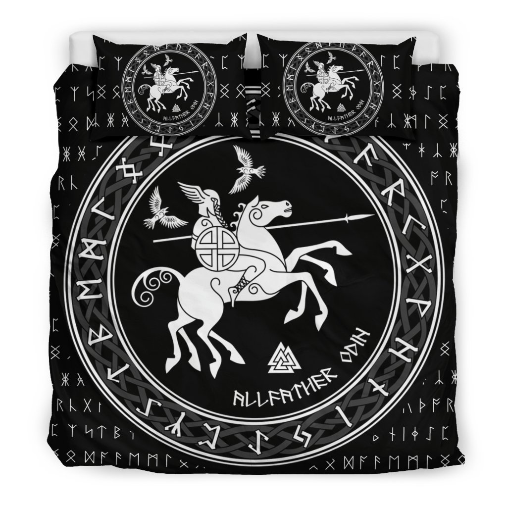 All Father Odin 3D Customized Duvet Cover Bedding Set