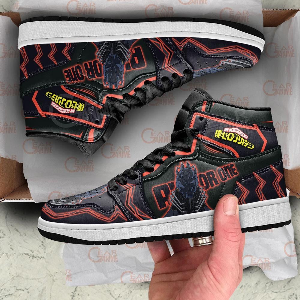 All For One JD1s Sneakers My Hero Academia Anime Shoes, Air Jordan Hightop