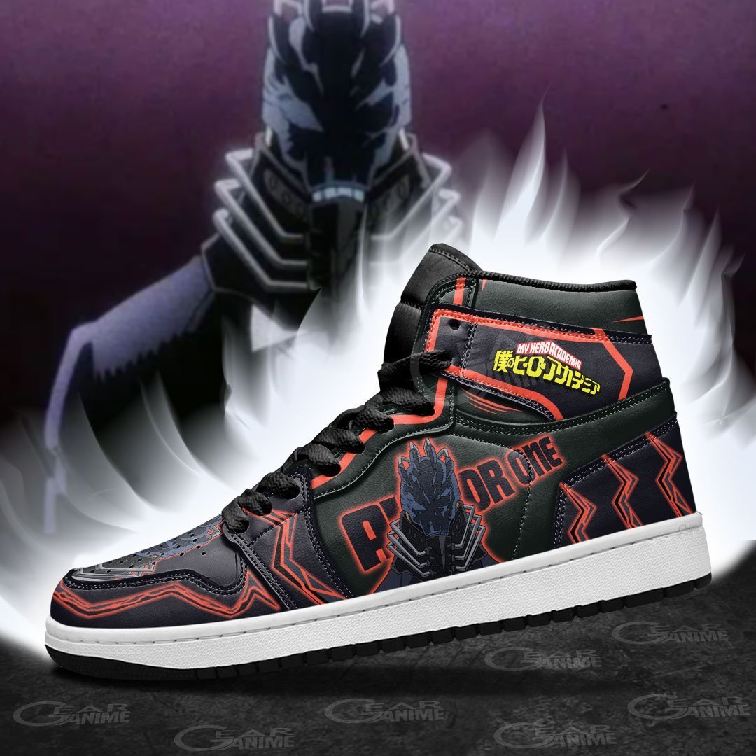 All For One JD1s Sneakers My Hero Academia Anime Shoes, Air Jordan Hightop