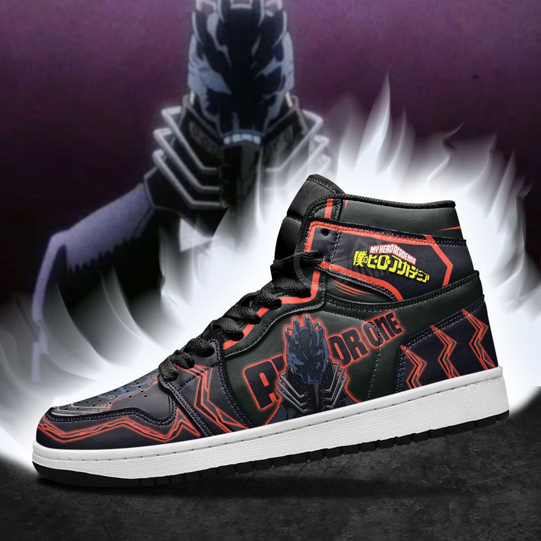 All For One My Hero Academia Anime High Top Air Jordan Sneaker, Air Jordan Hightop