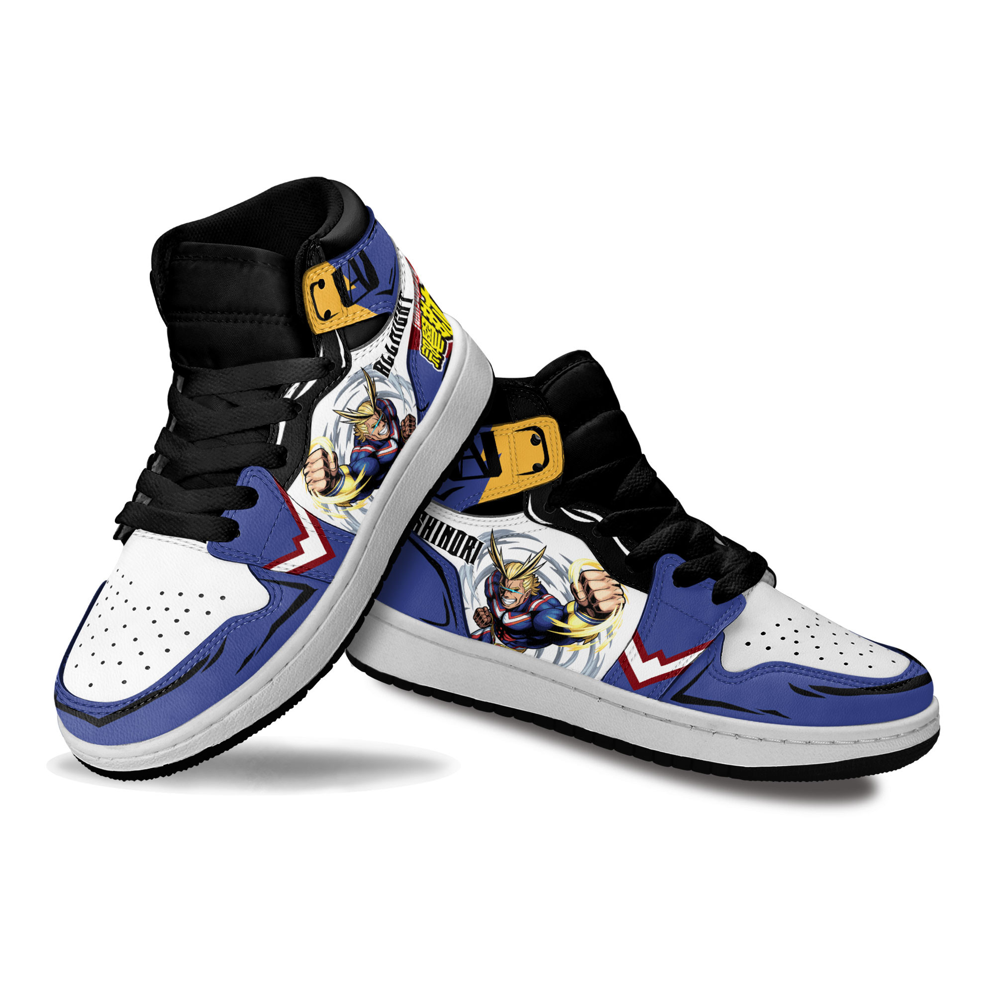 All Might Kids Sneakers Custom Anime My Hero Academia Shoes For Kids