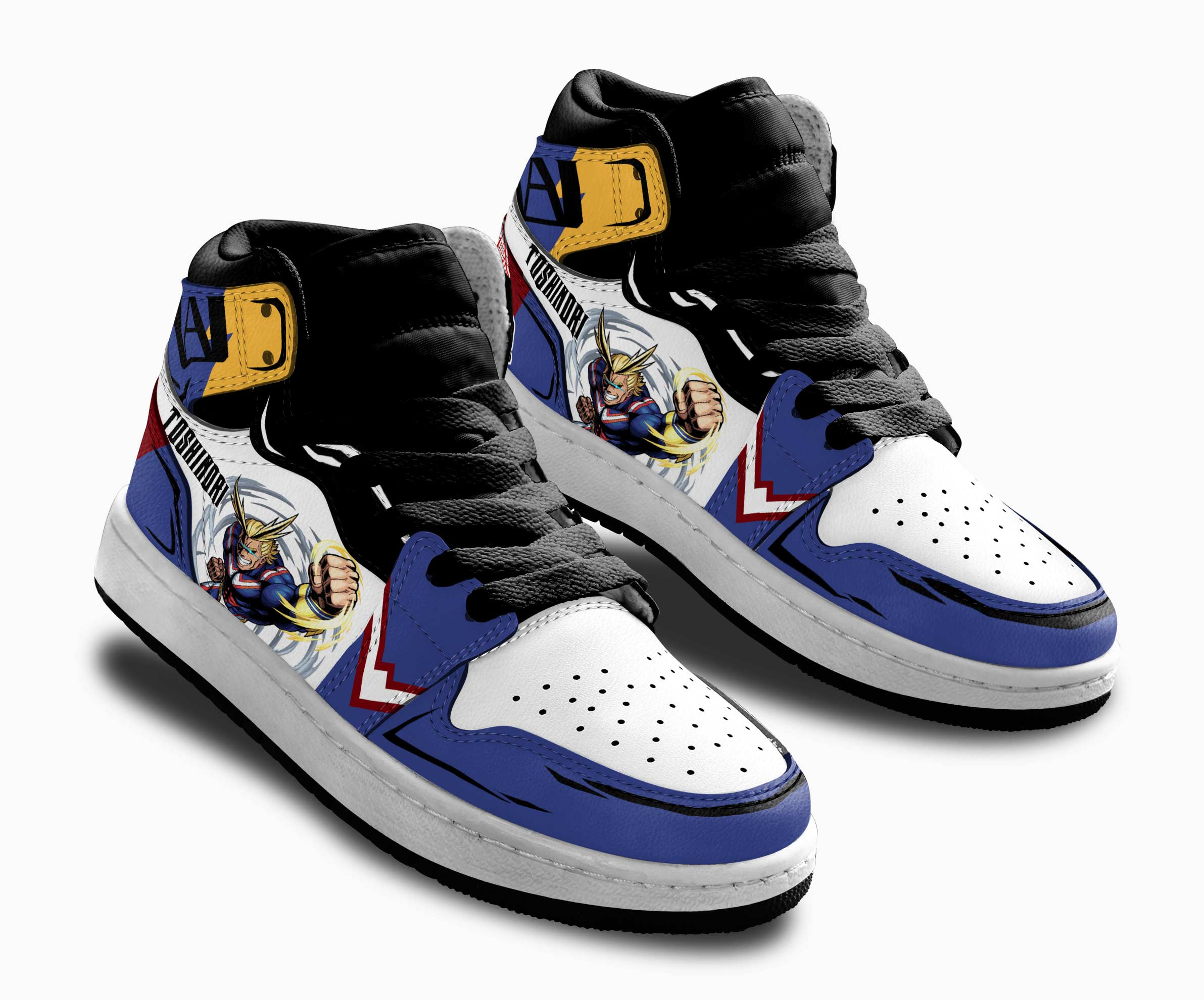 All Might Kids Sneakers Custom Anime My Hero Academia Shoes For Kids