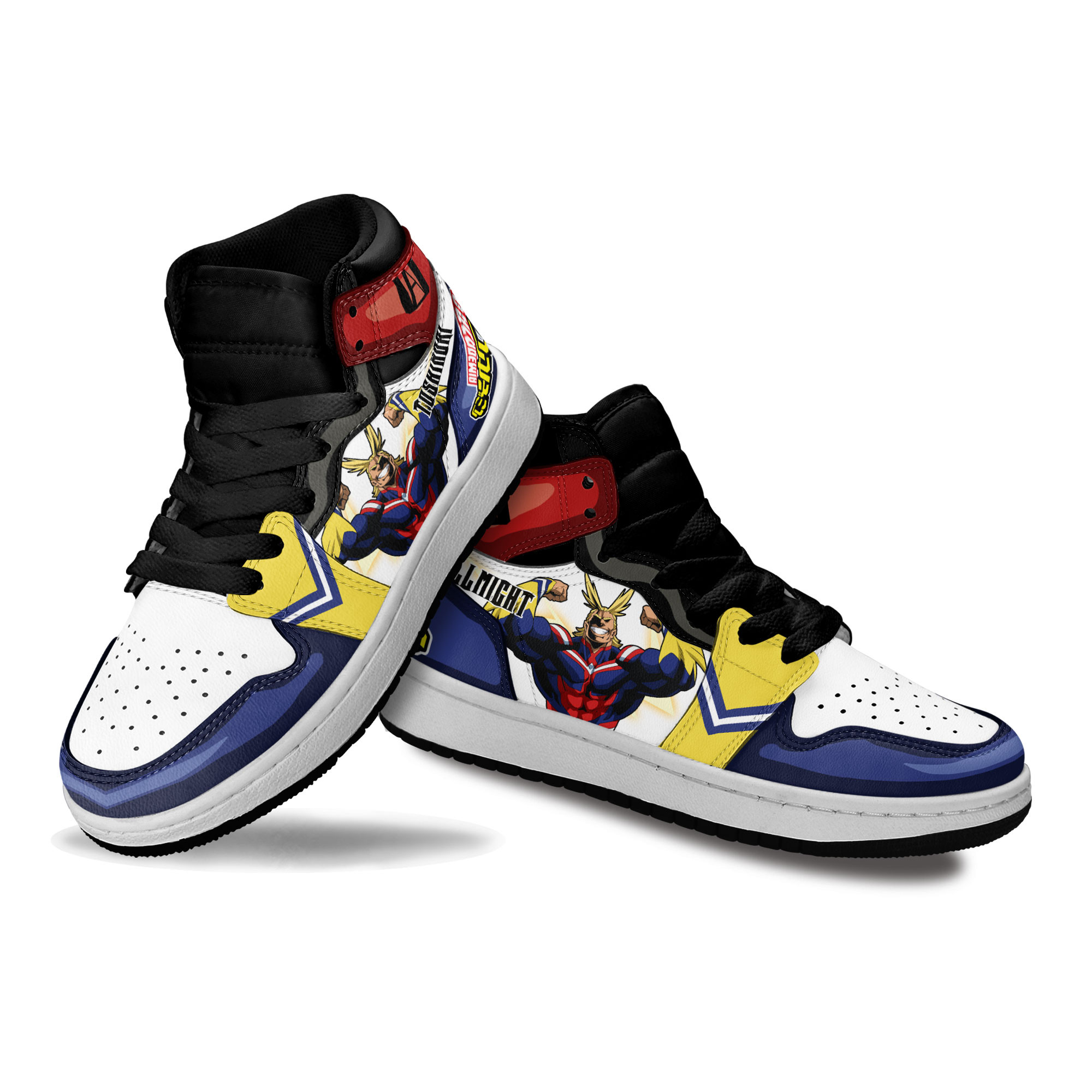 All Might Kids Sneakers Custom My Hero Academia Anime Shoes For Kids
