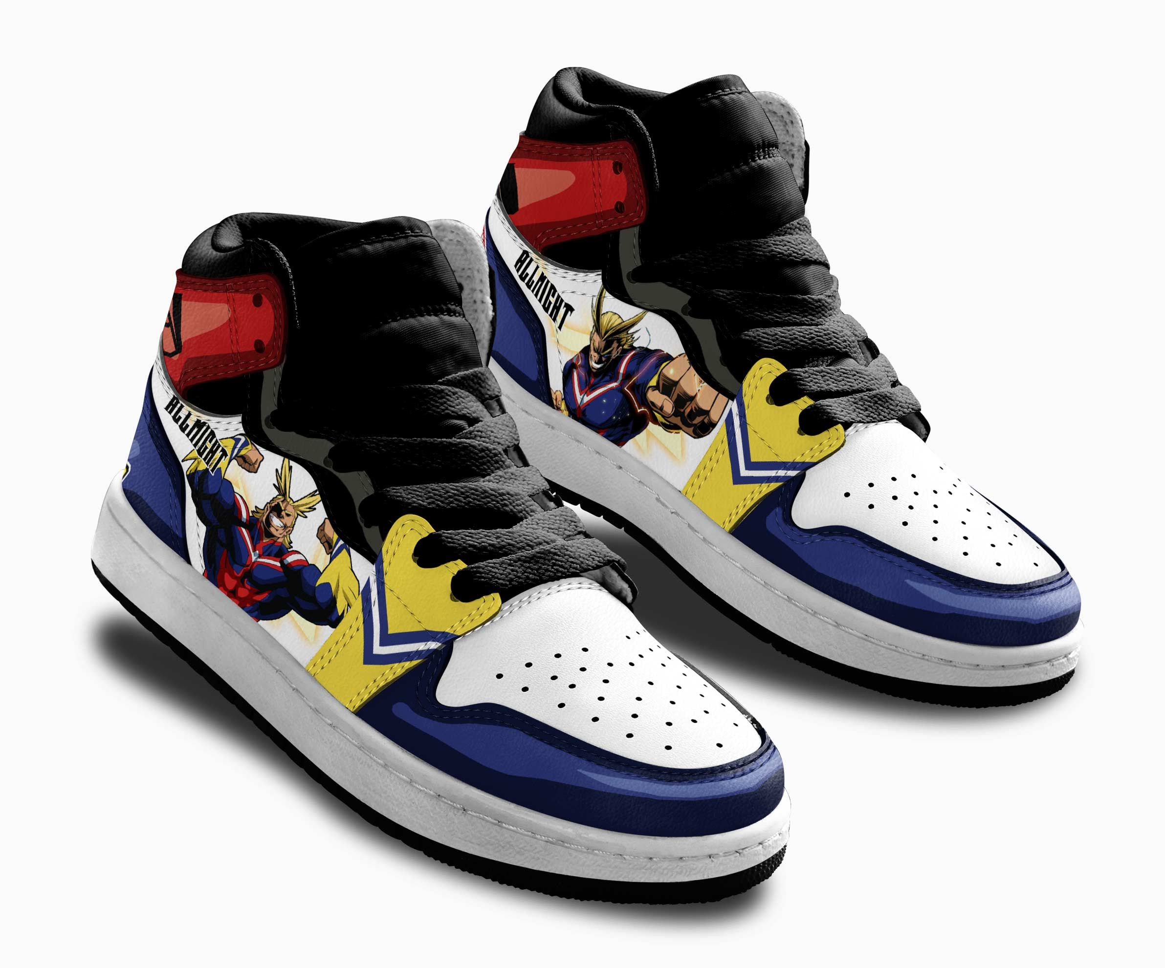 All Might Kids Sneakers Custom My Hero Academia Anime Shoes For Kids