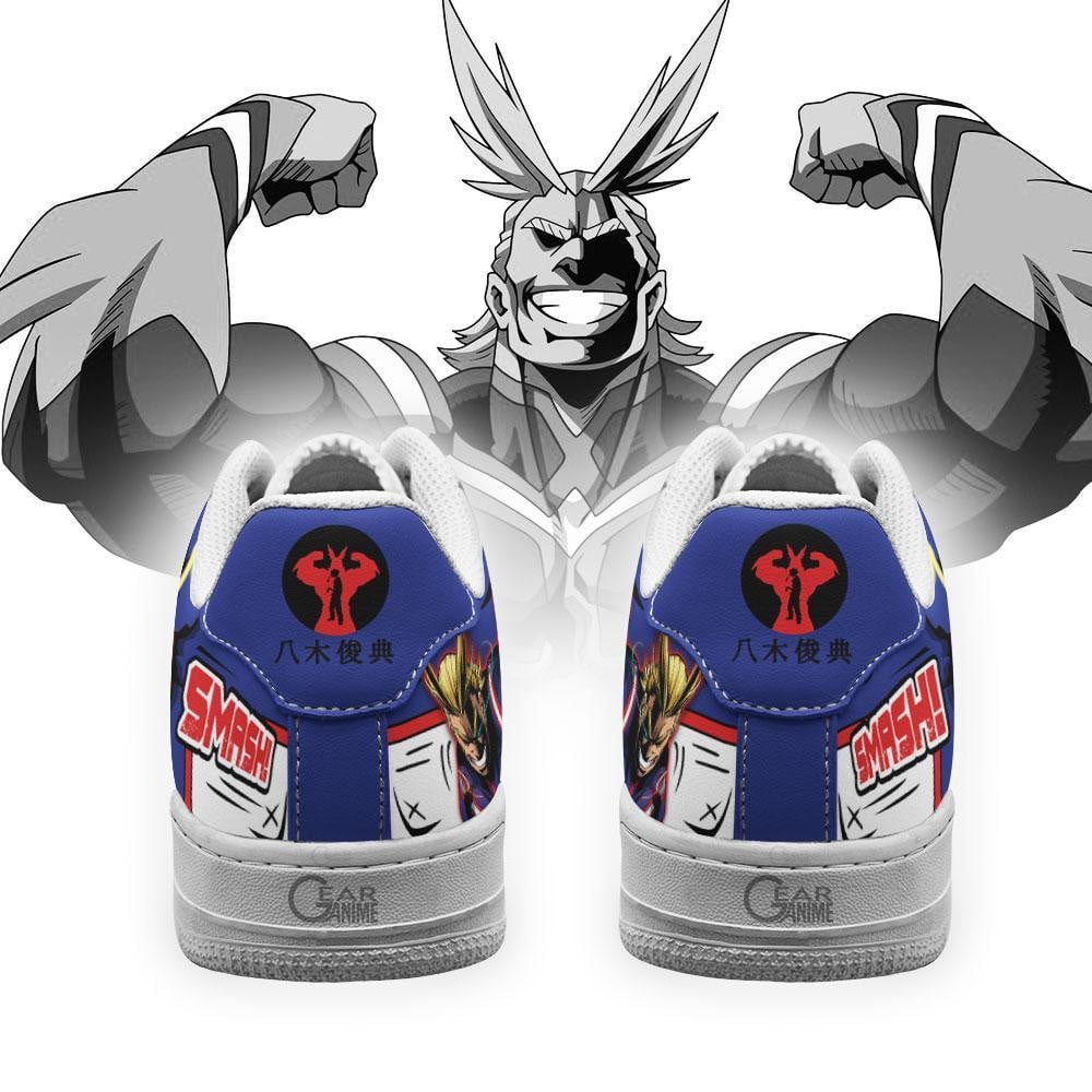 All Might One For All Air Sneakers Custom Anime My Hero Academia Shoes