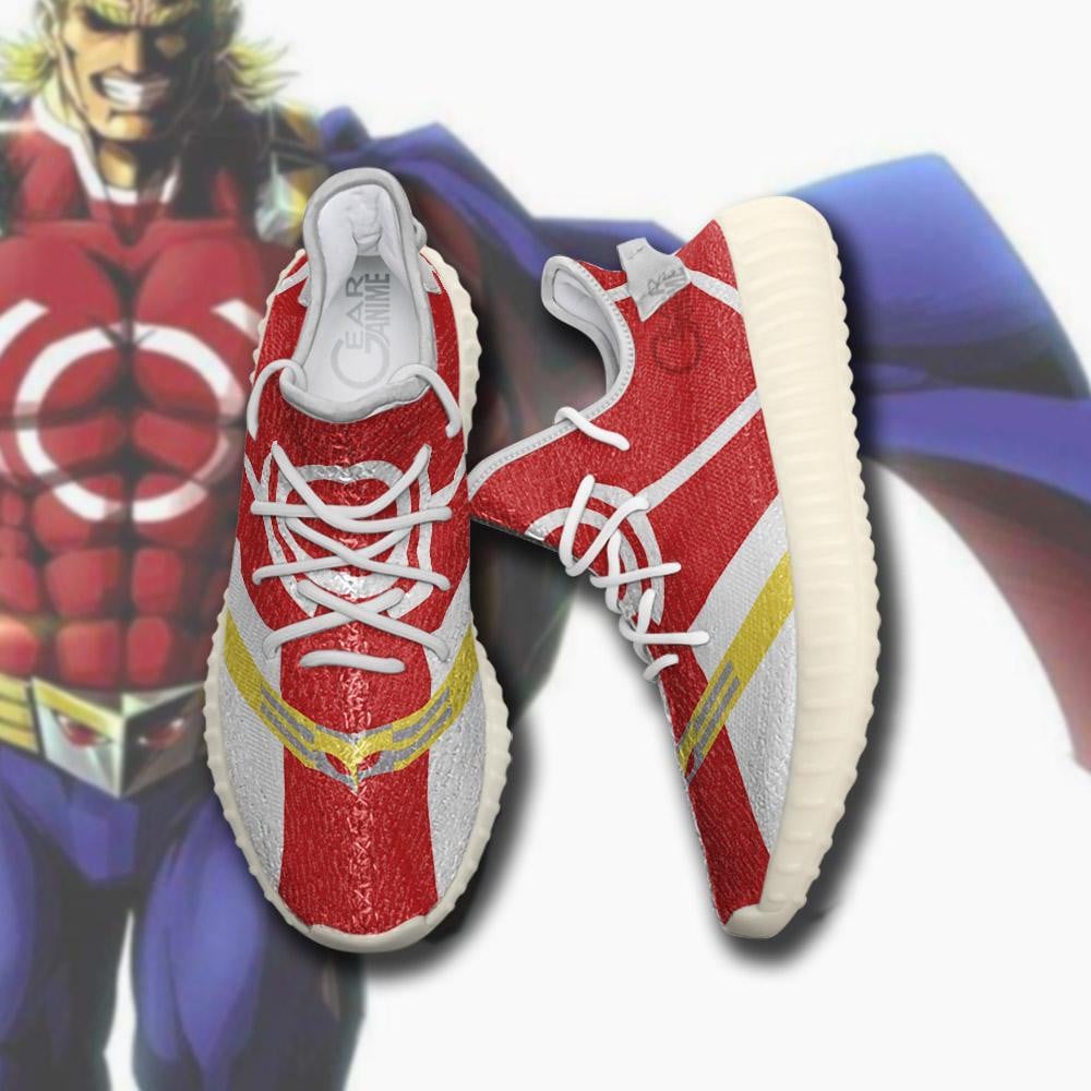 All Might Shoes Silver Ace My Hero Academia Sneakers TT10
