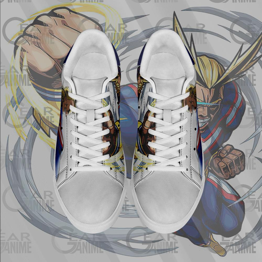 All Might Skate Shoes My Hero Academia Custom Anime Shoes