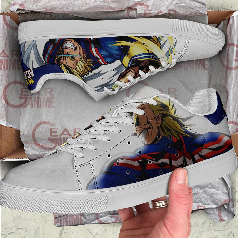 All Might Skate Shoes My Hero Academia Custom Anime Shoes