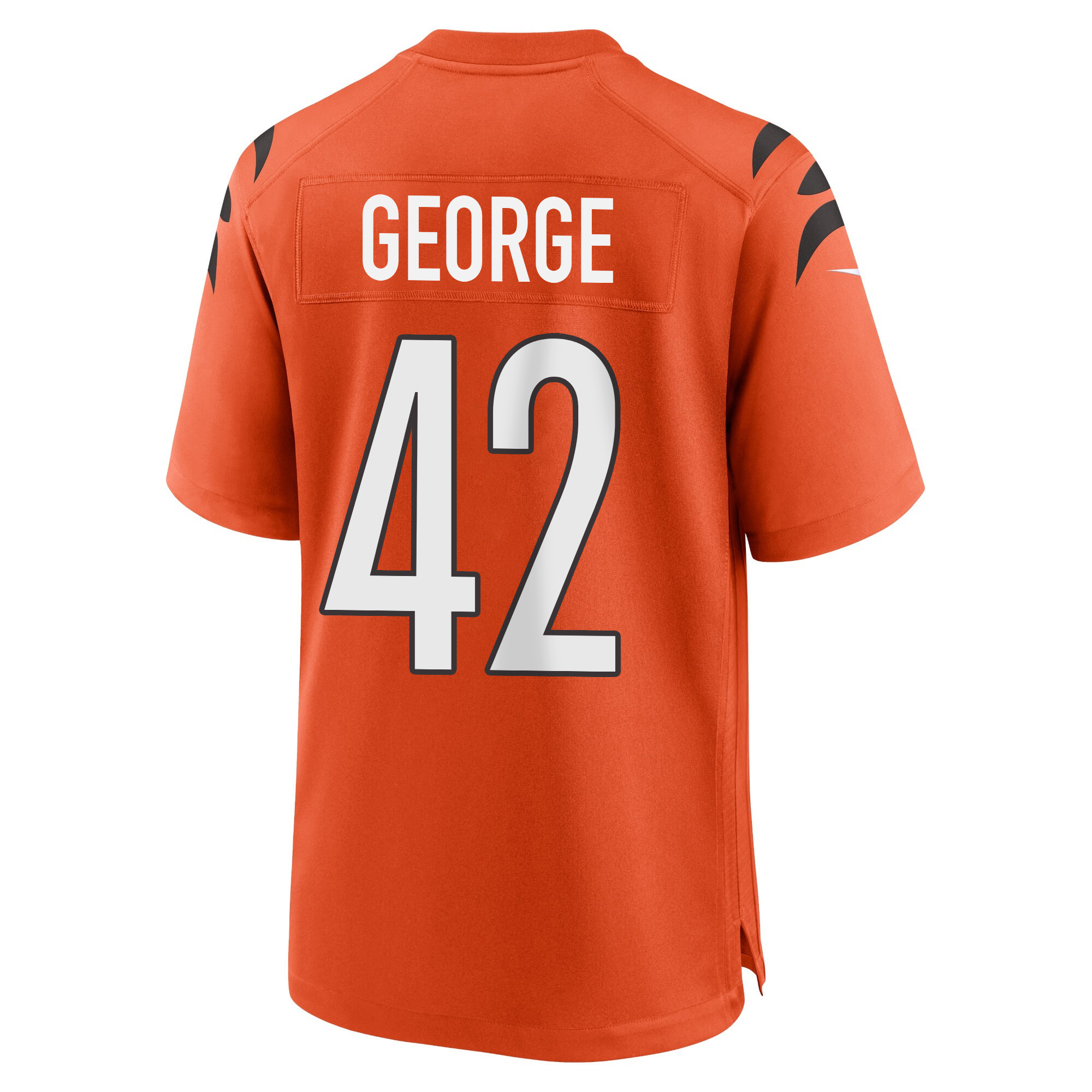 Allan George 42 Cincinnati Bengals Super Bowl LVII Champions Men Alternate Game Stitched Jersey – Orange