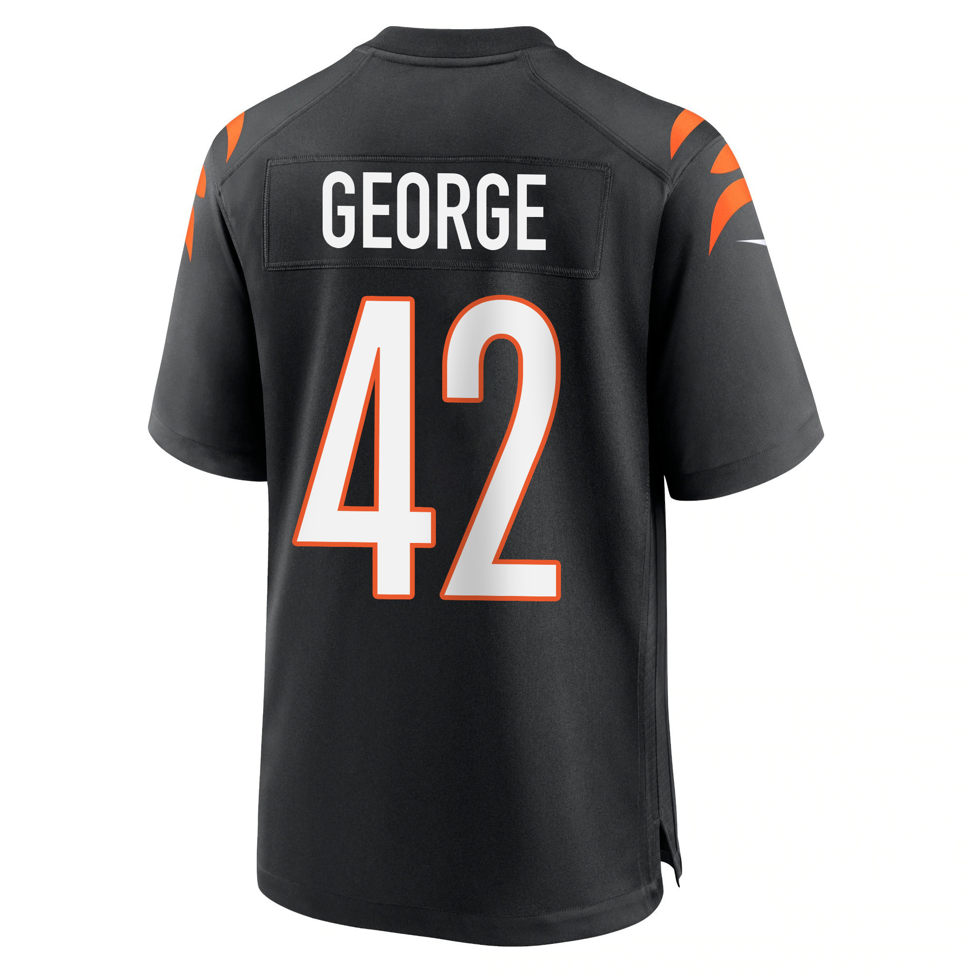 Allan George 42 Cincinnati Bengals Super Bowl LVII Champions Men Game Stitched Jersey – Black
