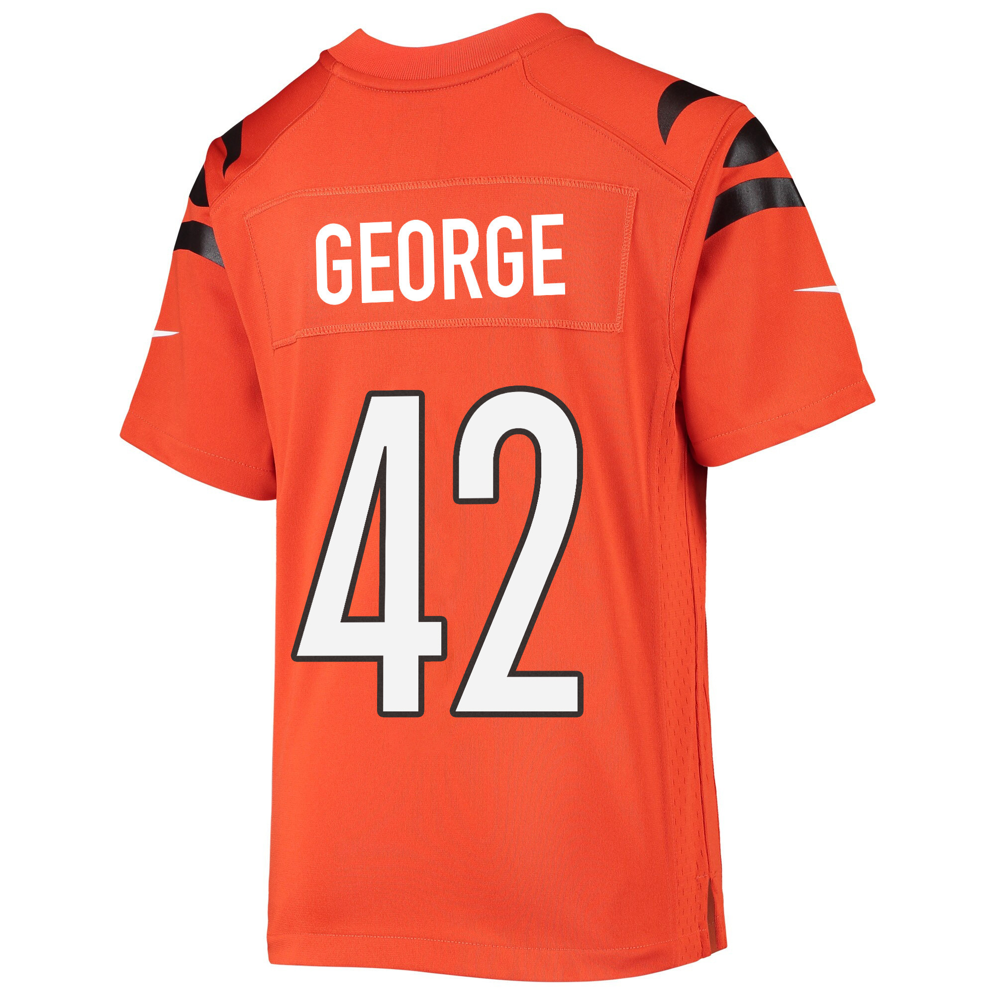 Allan George 42 Cincinnati Bengals Super Bowl LVII Champions Youth Alternate Game Stitched Jersey – Black