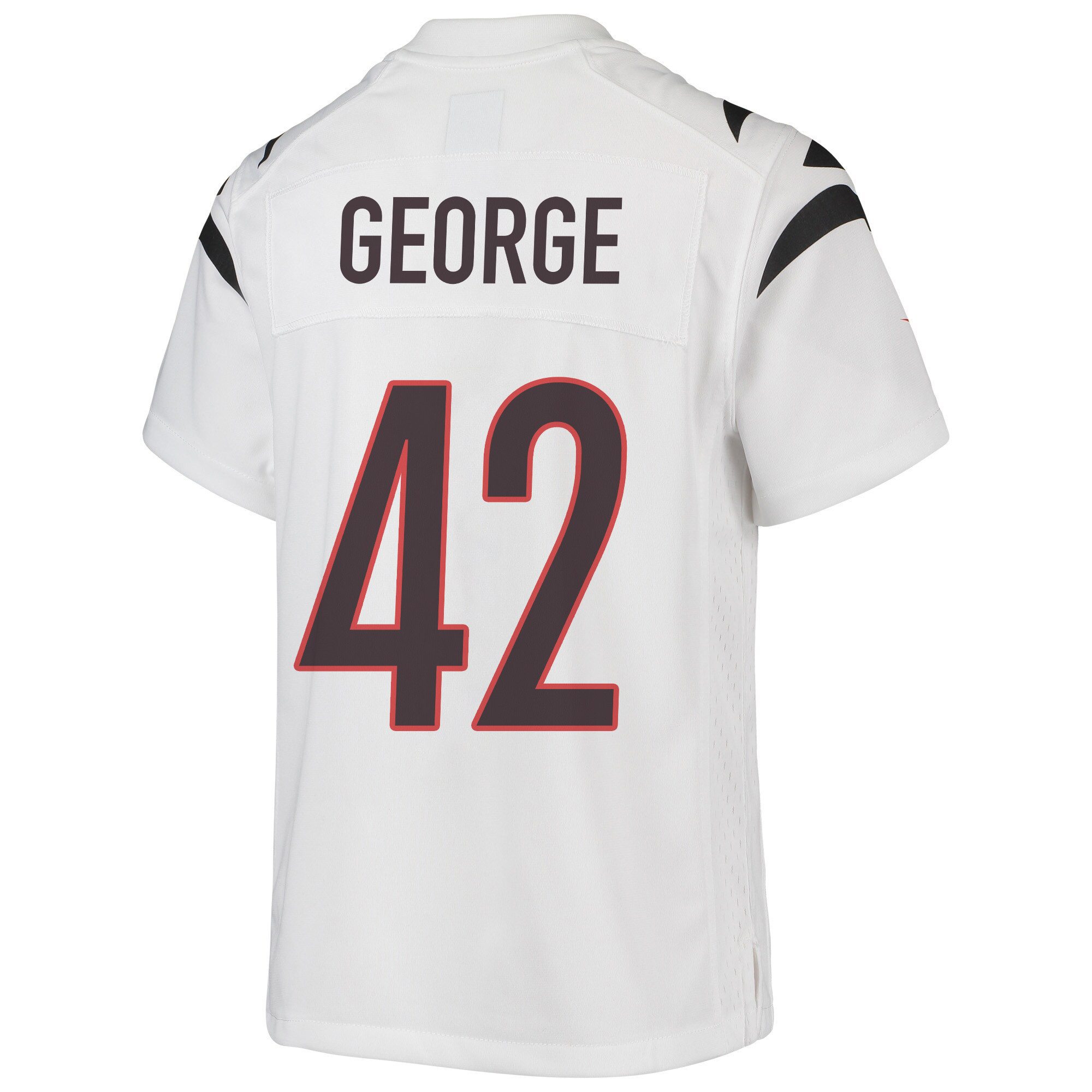 Allan George 42 Cincinnati Bengals Super Bowl LVII Champions Youth Game Stitched Jersey – White