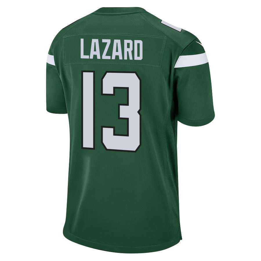 Allen Lazard 13 New York Jets Men Game Stitched Jersey – Gotham Green