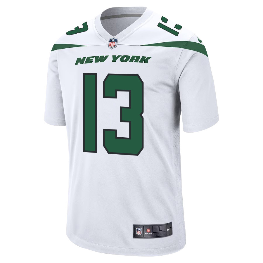 Allen Lazard 13 New York Jets Men Game Stitched Jersey – White
