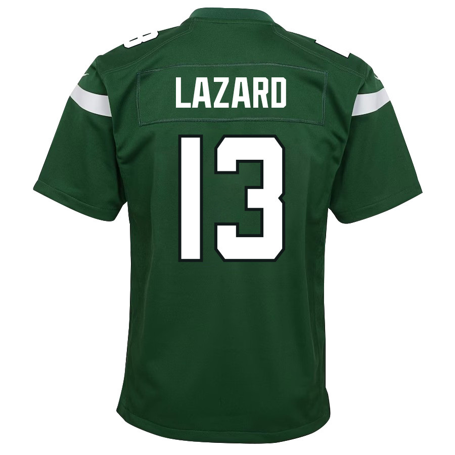 Allen Lazard 13 New York Jets Youth Game Stitched Jersey – Gotham Green