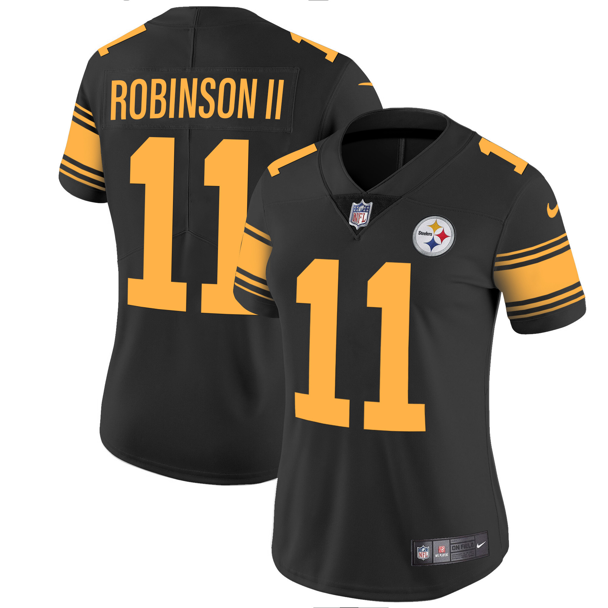 Allen Robinson II Women's Pittsburgh Steelers Vapor Limited Color Rush Jersey - All Stitched