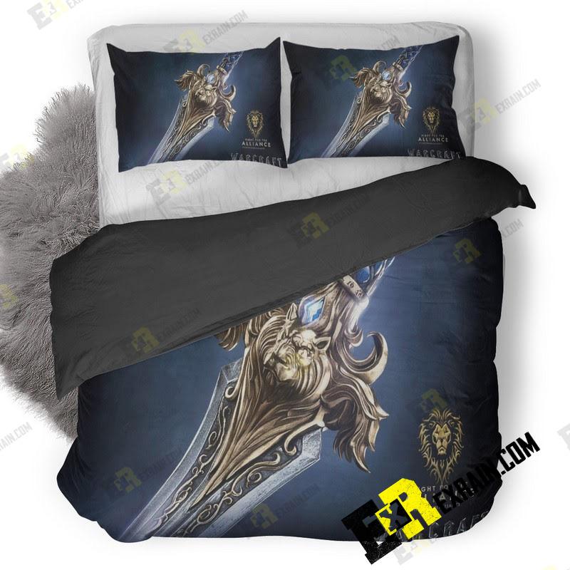 Alliance Warcraft 3D Customized Duvet Cover Bedding Set