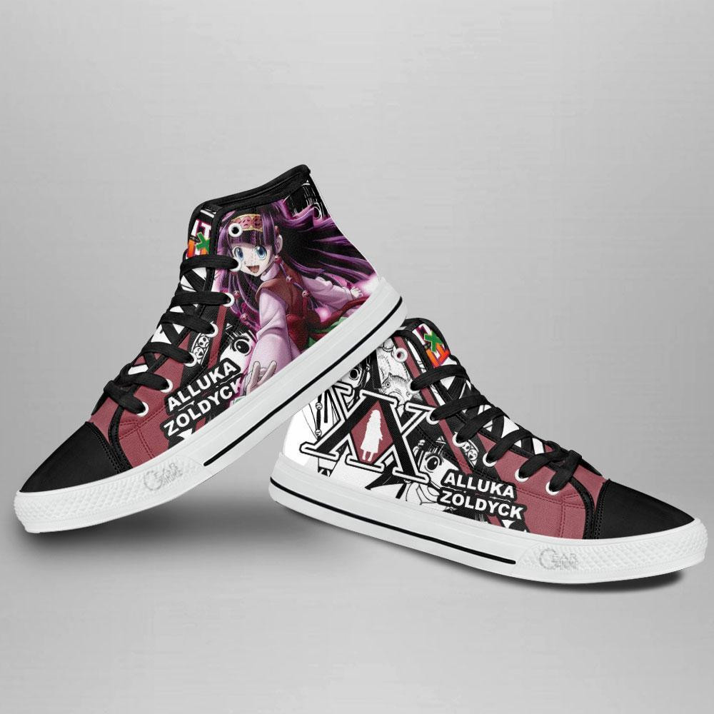 Alluka Zoldyck High Top Shoes Custom Skill Anime Hunter X Hunter Sneakers