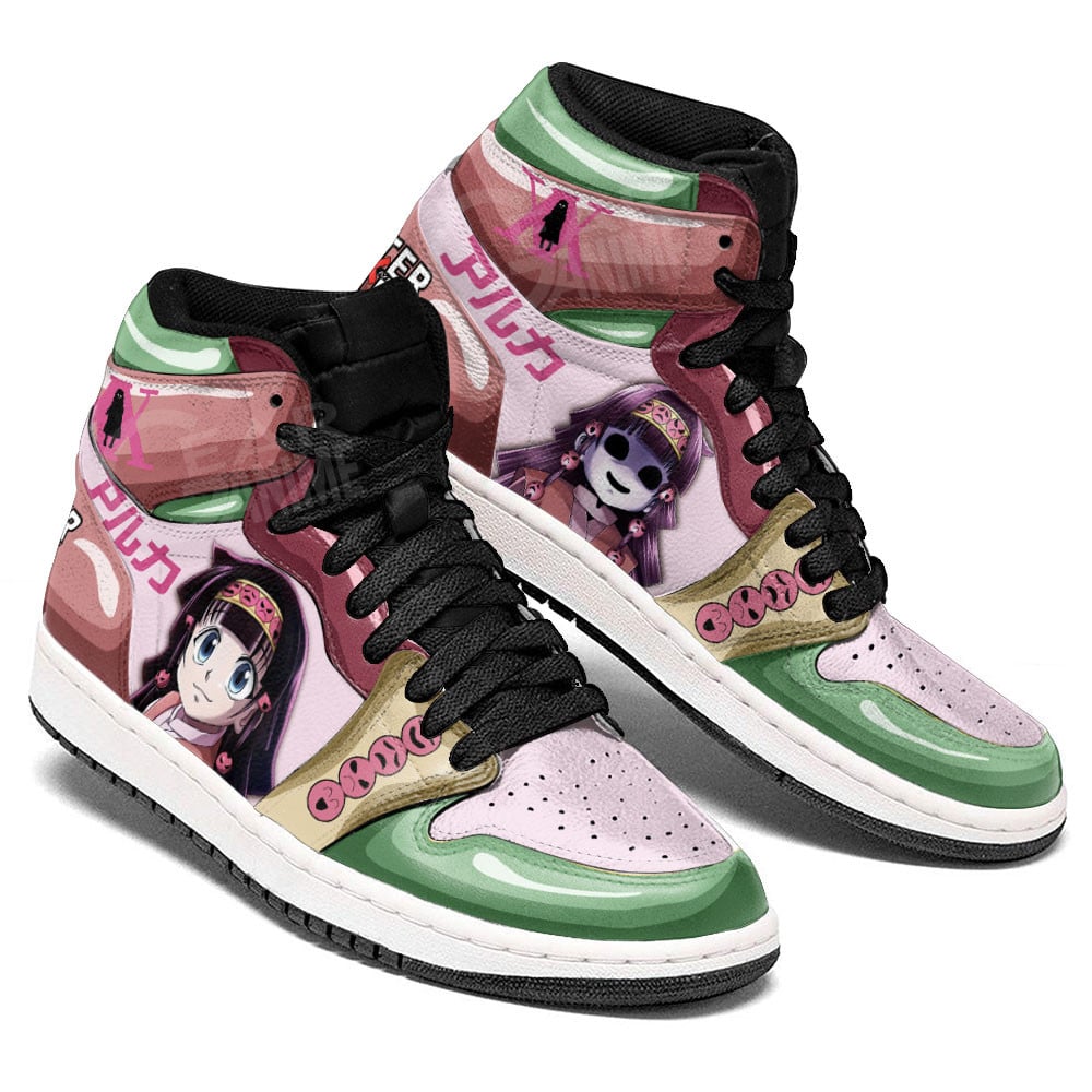 Alluka Zoldyck JD1s Sneakers Hunter X Hunter Anime Shoes, Air Jordan Hightop