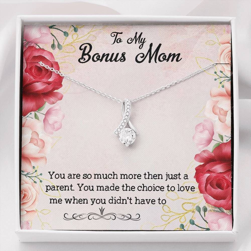 Alluring Beauty Necklace Gift For Mom Bonus Mom You Are So Much More Then Just A Parent